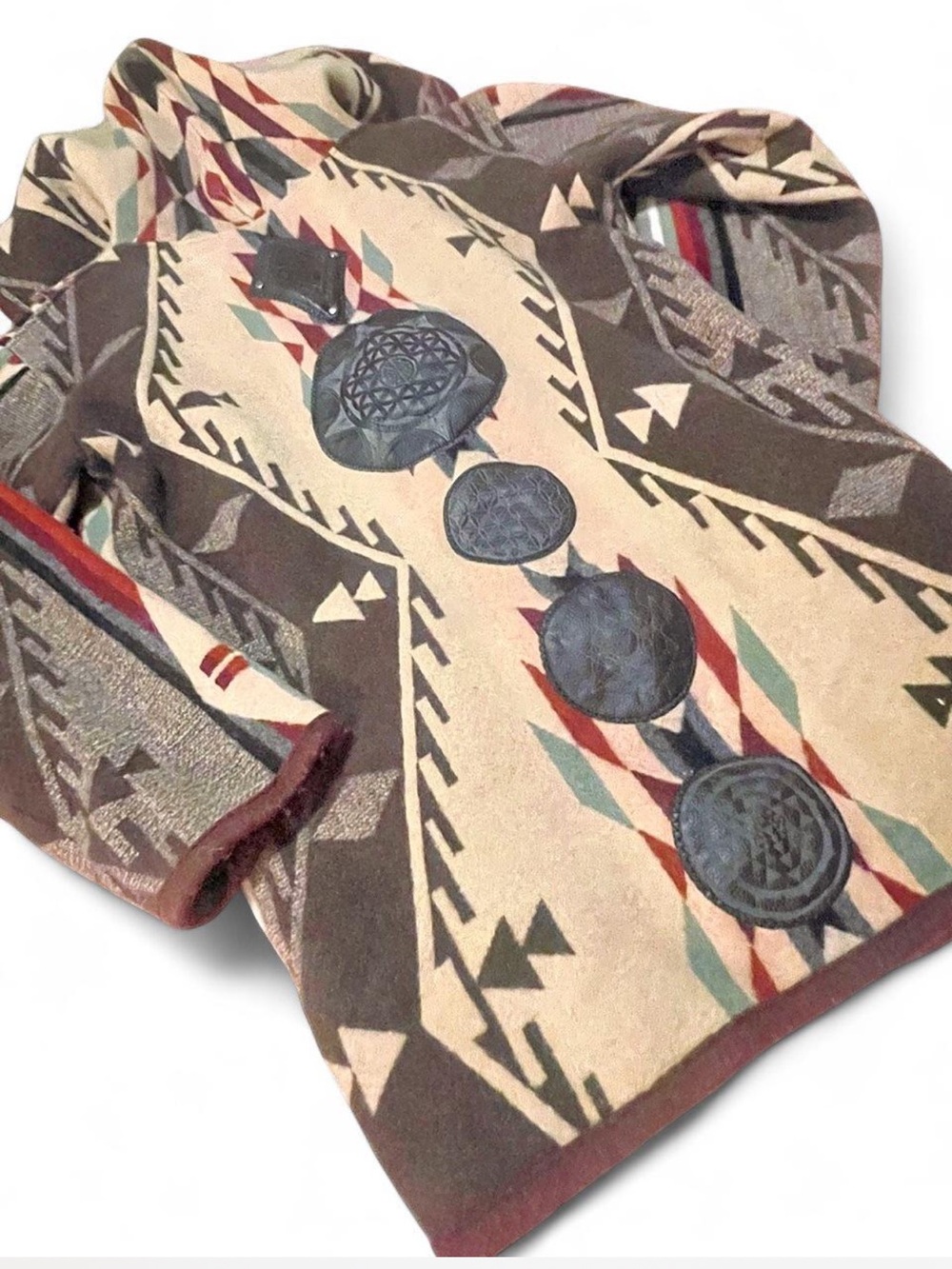 Vintage Pendleton "Spirit of the Peoples" 100th Anniversary Wool Coat Size: S - Picture 7 of 9